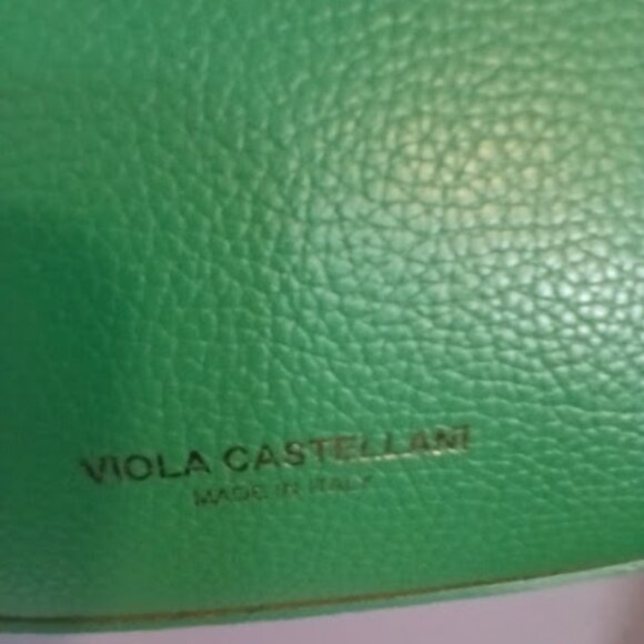 Kelly green leather handbag - Picture 2 of 6